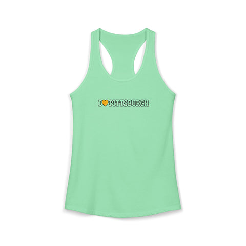 I Love Pittsburgh Women's Ideal Racerback Women's Tank