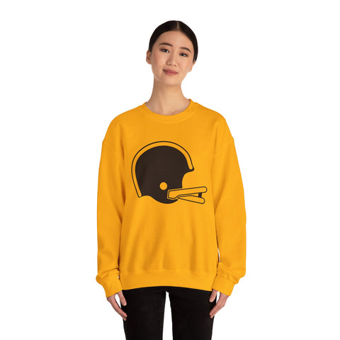 Classic Retro Football Helmet - Heavy Blend™ Crewneck Sweatshirt