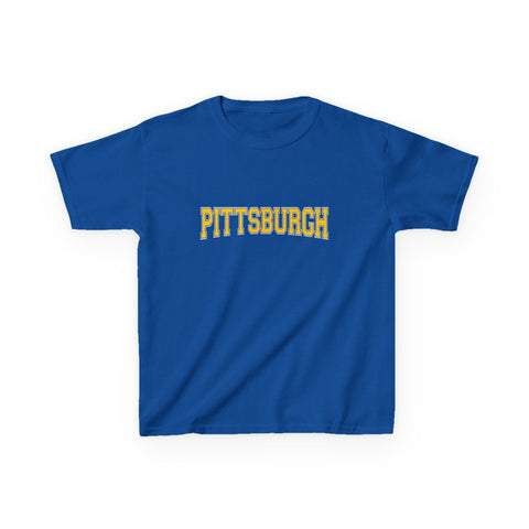 Pittsburgh Varsity Letters Kids Graphic T-Shirt