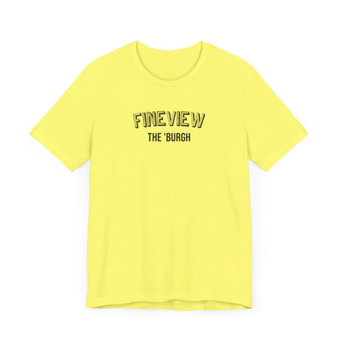 Fineview  - The Burgh Neighborhood Series - Unisex Jersey Short Sleeve Tee T-Shirt Printify   