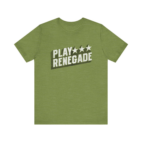 Play Renegade Pittsburgh Football - Short Sleeve Tee T-Shirt Printify Heather Green S 