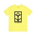 Pittsburgh Bridge Iron Motif  - Short Sleeve Shirt T-Shirt Printify Yellow S 