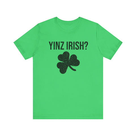 Irish Pittsburgher Yinz Irish Short Sleeve T-Shirt  - Unisex bella+canvas 3001