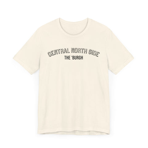 Central North Side  - The Burgh Neighborhood Series - Unisex Jersey Short Sleeve Tee T-Shirt Printify   