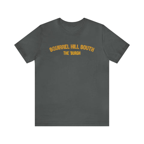 Squirrel Hill South - The Burgh Neighborhood Series - Unisex Jersey Short Sleeve Tee T-Shirt Printify Asphalt M 