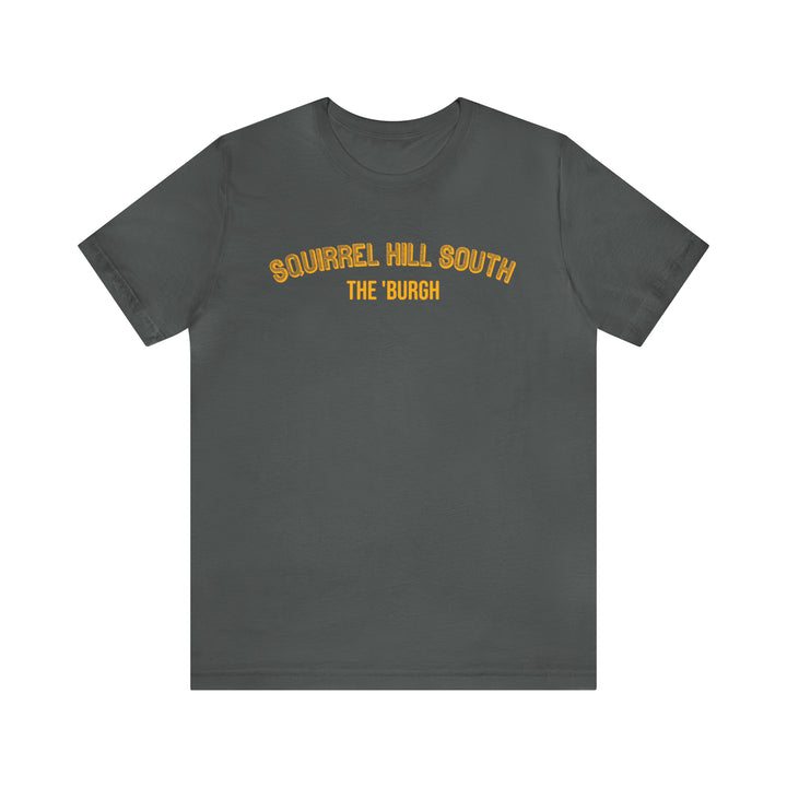 Squirrel Hill South - The Burgh Neighborhood Series - Unisex Jersey Short Sleeve Tee T-Shirt Printify Asphalt S 
