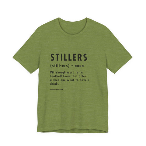Pittsburghese Definition Series - Stillers - Short Sleeve Tee