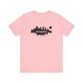 Pittsburgh Splash Skyline T-Shirt  - Unisex bella+canvas 3001 T-Shirt Printify Pink S 