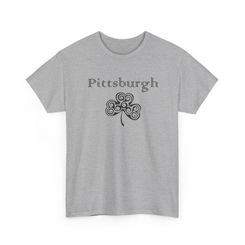 Pittsburgh Irish Clover - Unisex Heavy Cotton Tee
