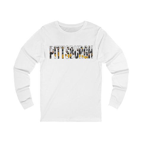 Pittsburgh Football Players - Unisex Long Sleeve Tee