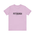 I'm a Pittsburgh Girl - Star Design - Unisex Jersey Short Sleeve Tee T-Shirt Printify Lilac XS