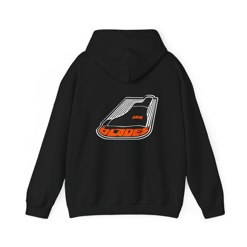 Erie Blades™ Double Sided Hoodie Hoodie Vintage Ice Hockey   