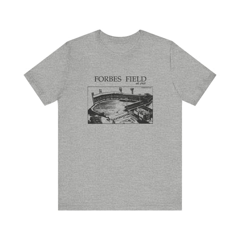 Forbes Field - 1909 - Retro Schematic - Short Sleeve Tee