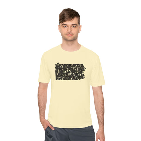 Pennsylvania Grunge - Sport-Tek Unisex Moisture Wicking Tee