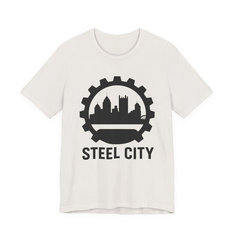 Steel City Gear Skyline - Unisex Jersey Short Sleeve Tee