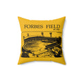 Forbes Field - 1909 - Retro Schematic - Spun Polyester Square Pillow Home Decor Printify 16" × 16"  