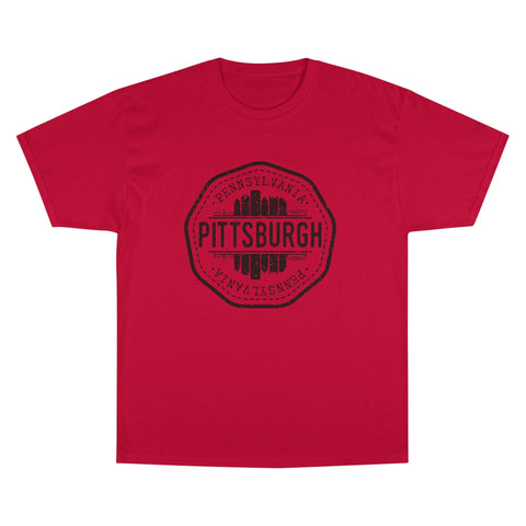 Pittsburgh Vintage Stamp - Champion T-Shirt