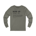 Pittsburghese Definition Series - Redd Up - Long Sleeve Tee Long-sleeve Printify S Grey TriBlend 