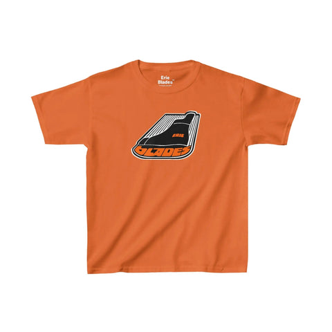 Erie Blades™ T-Shirt (Youth) Kids clothes Vintage Ice Hockey Orange XS 