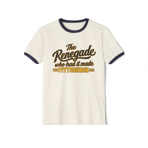 Pittsburgh Renegade - Next Level Unisex Cotton Ringer T-Shirt