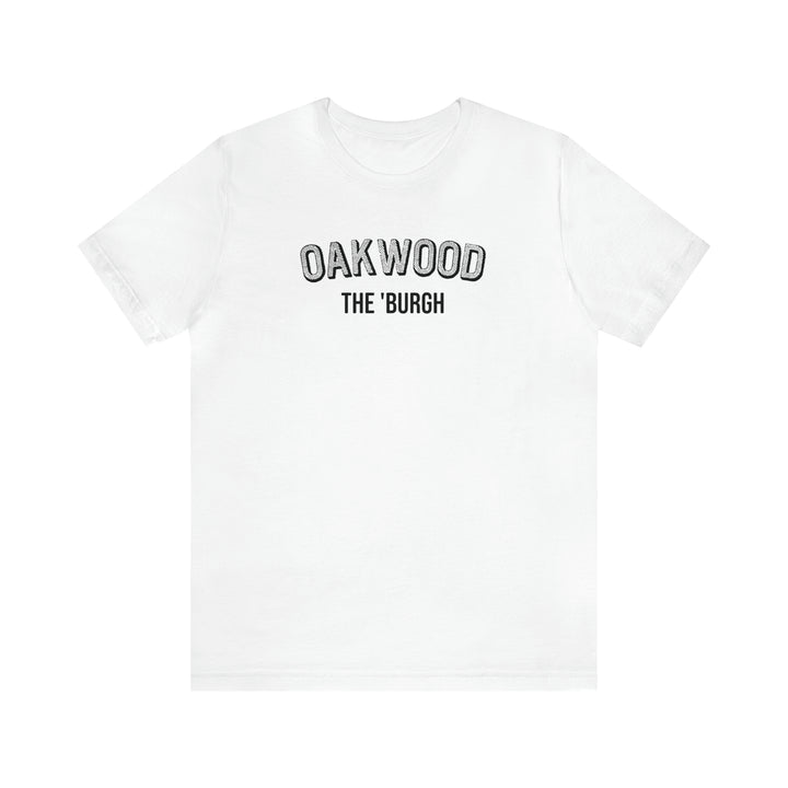 Oakwood - The Burgh Neighborhood Series - Unisex Jersey Short Sleeve Tee T-Shirt Printify White XL 