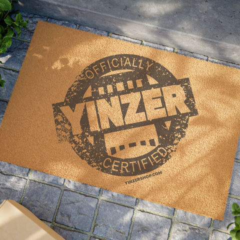 Officially Yinzer Certified Doormat | Pittsburgh Stamp Welcome Mat