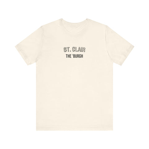 St. Clair - The Burgh Neighborhood Series - Unisex Jersey Short Sleeve Tee T-Shirt Printify Natural S 