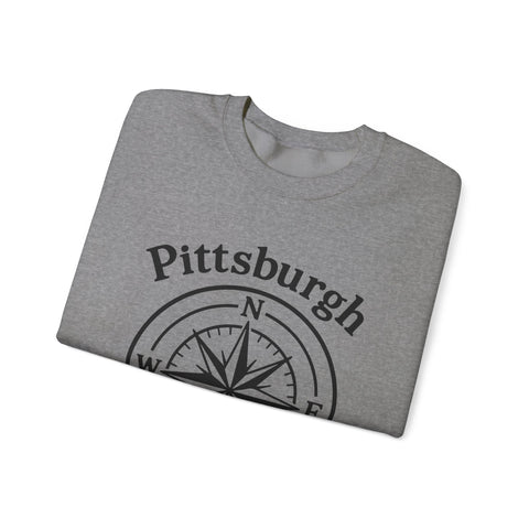 Pittsburgh Compass - Heavy Blend™ Crewneck Sweatshirt