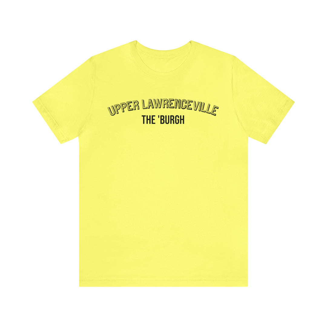 Upper Lawrenceville - The Burgh Neighborhood Series - Unisex Jersey Short Sleeve Tee T-Shirt Printify Yellow S 