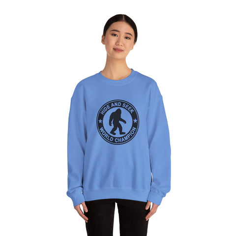 Bigfoot Hide and Seek Champion (Pittsburgh Sarcasm Series) - Heavy Blend™ Crewneck Sweatshirt