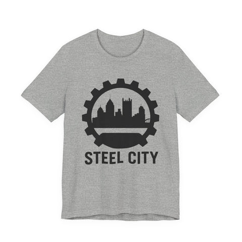 Steel City Gear Skyline - Unisex Jersey Short Sleeve Tee
