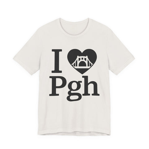 I Love PGH - Unisex Jersey Short Sleeve Tee