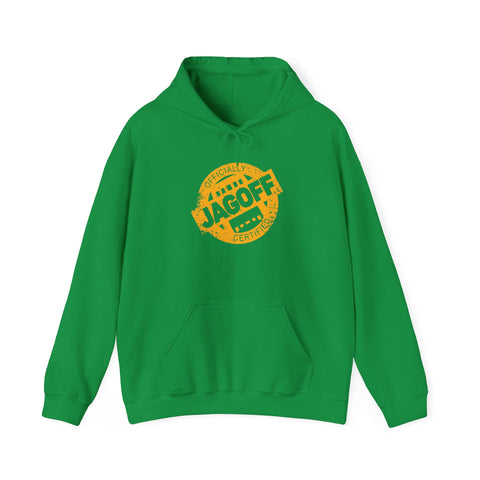 Certified Jagoff Hooded Sweatshirt Unisex Heavy Blend™ Hoodie Printify S Irish Green