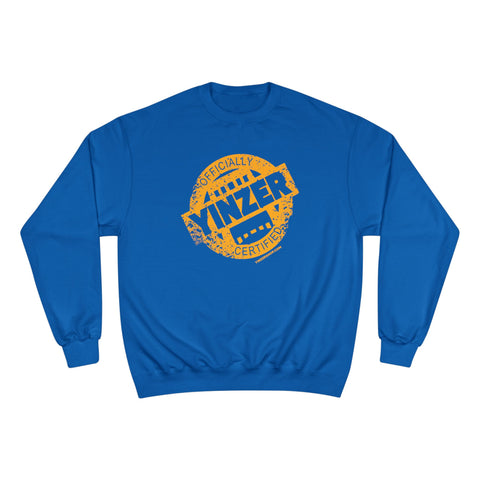 Certified Yinzer - Champion Crewneck Sweatshirt