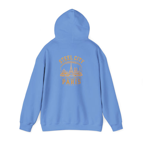 Steel City Paris - Unisex Heavy Blend™ Hooded Sweatshirt (Design on Back)