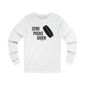 Zero Pucks Given - Long Sleeve Tee Long-sleeve Printify XS White 