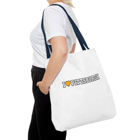 Pittsburgh Love Tote Bag — I  Pittsburgh Canvas Tote