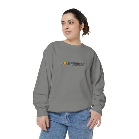 I Love Pittsburgh Heart Comfort Colors® 1566 Sweatshirt