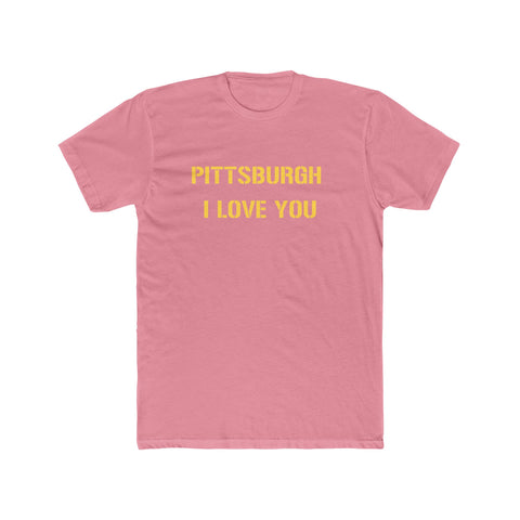 Pittsburgh I Love You T-Shirt T-Shirt Printify Solid Light Pink S 