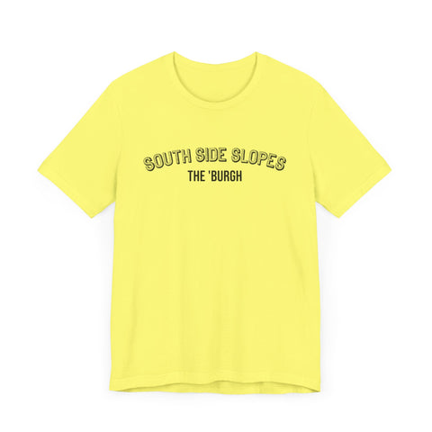 South Side Slopes - The Burgh Neighborhood Series - Unisex Jersey Short Sleeve Tee T-Shirt Printify   