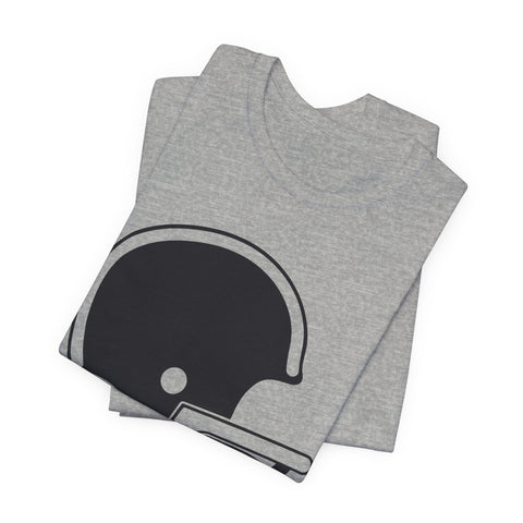 Classic Retro Football Helmet - Unisex Jersey Short Sleeve Tee