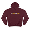 The Four One Two - Area Code - Champion Hoodie Hoodie Printify Maroon S 