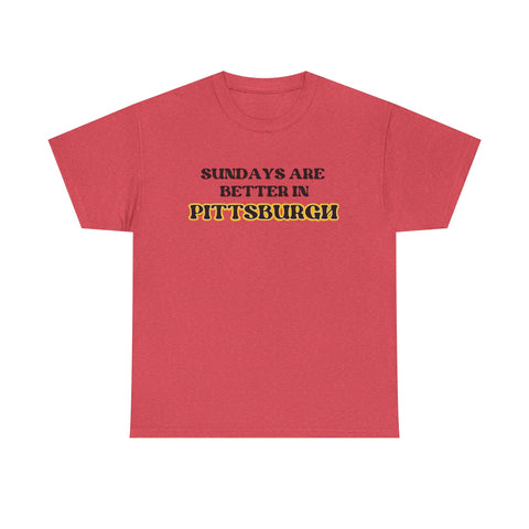 Pittsburgh Sundays - Unisex Heavy Cotton Tee