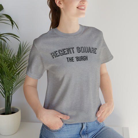 Regent Square - The Burgh Neighborhood Series - Unisex Jersey Short Sleeve Tee T-Shirt Printify   