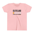 Cleveland Review Graphic - Youth Short Sleeve Tee Kids clothes Printify Pink S