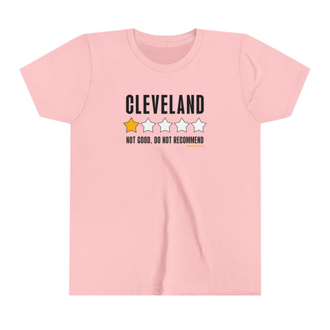 Cleveland Review Graphic - Youth Short Sleeve Tee Kids clothes Printify Pink S