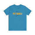 I'm a Pittsburgh Girl - Star Design - Unisex Jersey Short Sleeve Tee T-Shirt Printify Aqua XS