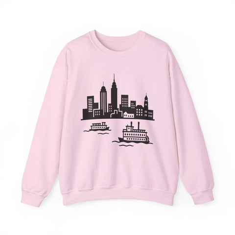 Pittsburgh Skyline Graphic - Heavy Blend™ Crewneck Sweatshirt