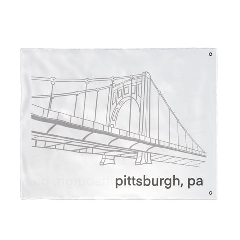 Clemente Bridge - Double Sided Flag