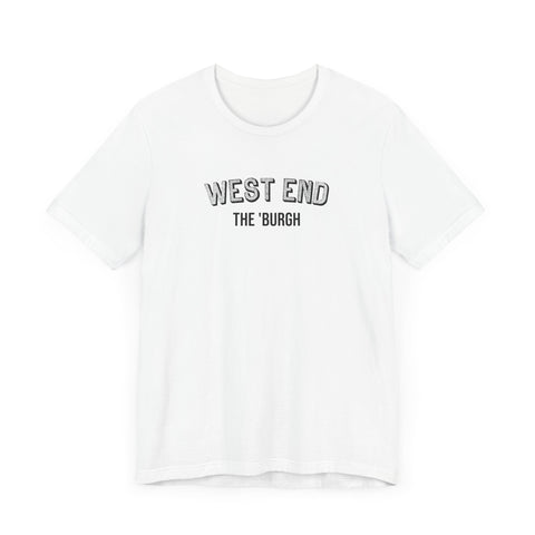 West End - The Burgh Neighborhood Series - Unisex Jersey Short Sleeve Tee